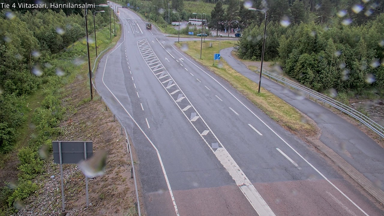 Weather Camera Image Väg 4 Viitasaari Hännilänsalmi, Viitasaari, Keski-Suomi