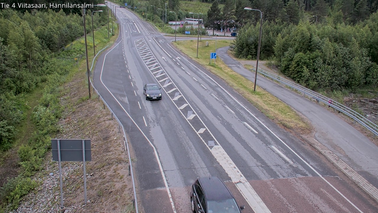Weather Camera Image Väg 4 Viitasaari Hännilänsalmi, Viitasaari, Keski-Suomi
