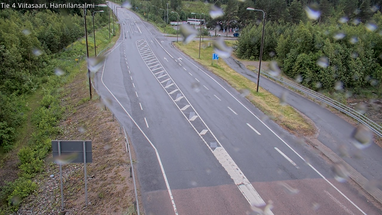 Weather Camera Image Väg 4 Viitasaari Hännilänsalmi, Viitasaari, Keski-Suomi
