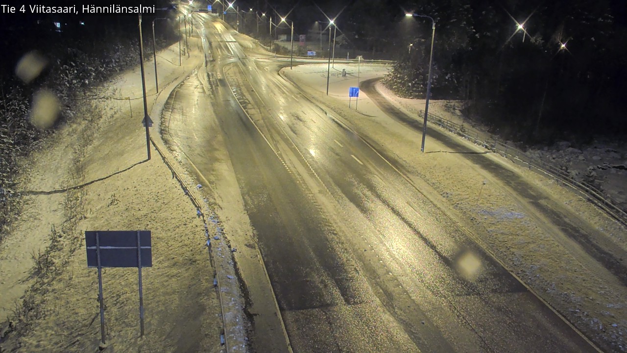 Weather Camera Image Road 4 Viitasaari Hännilänsalmi, Viitasaari, Keski-Suomi