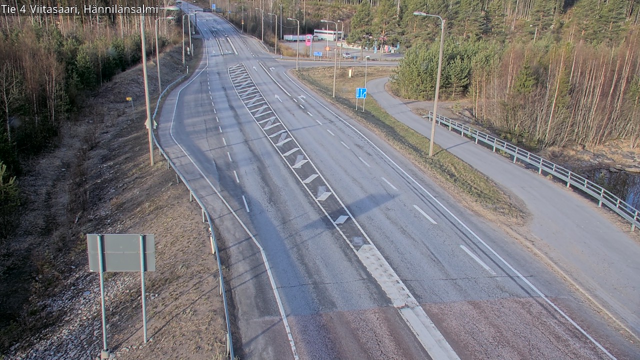 Weather Camera Image Väg 4 Viitasaari Hännilänsalmi, Viitasaari, Keski-Suomi
