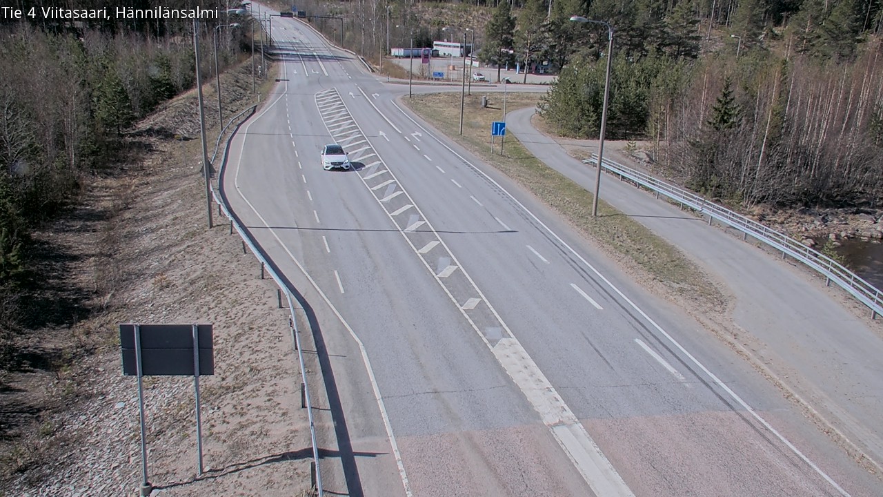 Weather Camera Image Väg 4 Viitasaari Hännilänsalmi, Viitasaari, Keski-Suomi