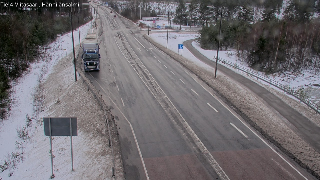 Weather Camera Image Väg 4 Viitasaari Hännilänsalmi, Viitasaari, Keski-Suomi