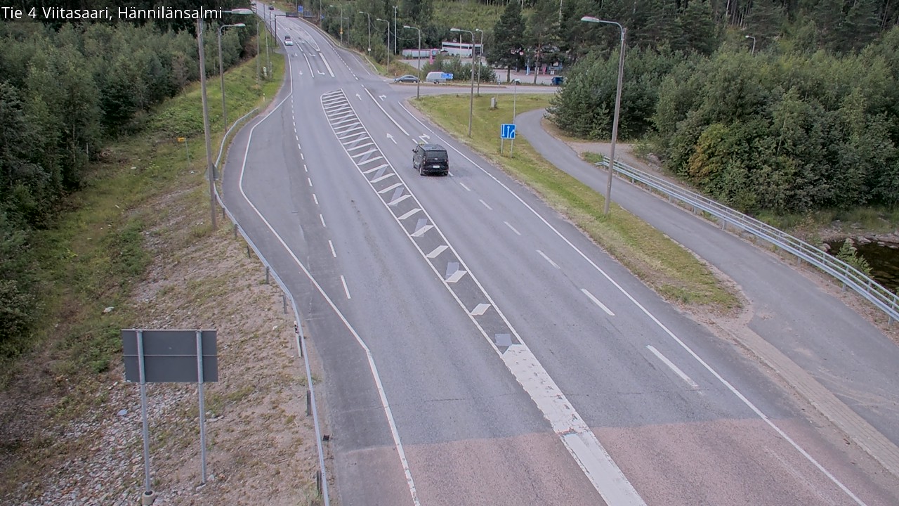 Weather Camera Image Road 4 Viitasaari Hännilänsalmi, Viitasaari, Keski-Suomi