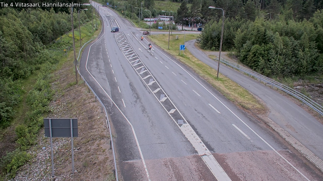 Weather Camera Image Väg 4 Viitasaari Hännilänsalmi, Viitasaari, Keski-Suomi