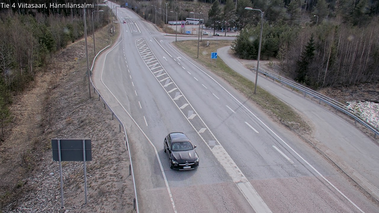 Weather Camera Image Väg 4 Viitasaari Hännilänsalmi, Viitasaari, Keski-Suomi