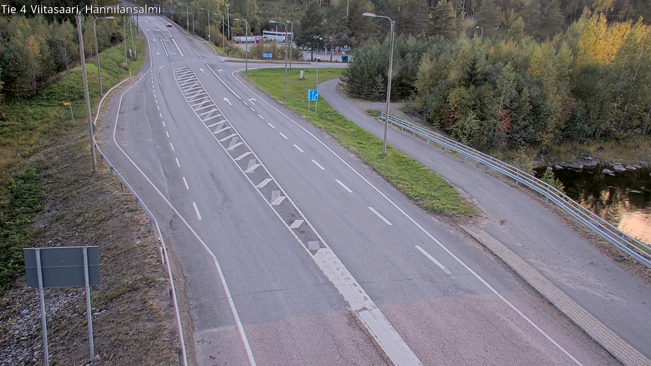 Weather Camera Image Road 4 Viitasaari Hännilänsalmi, Viitasaari, Keski-Suomi