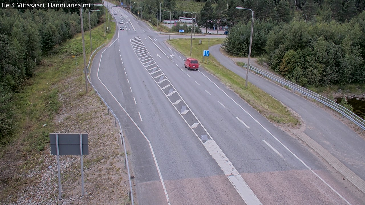 Weather Camera Image Road 4 Viitasaari Hännilänsalmi, Viitasaari, Keski-Suomi