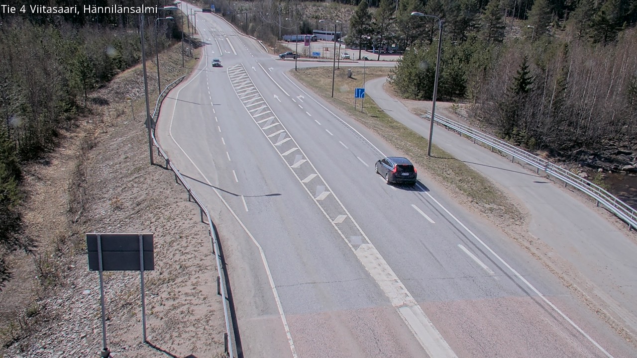 Weather Camera Image Väg 4 Viitasaari Hännilänsalmi, Viitasaari, Keski-Suomi