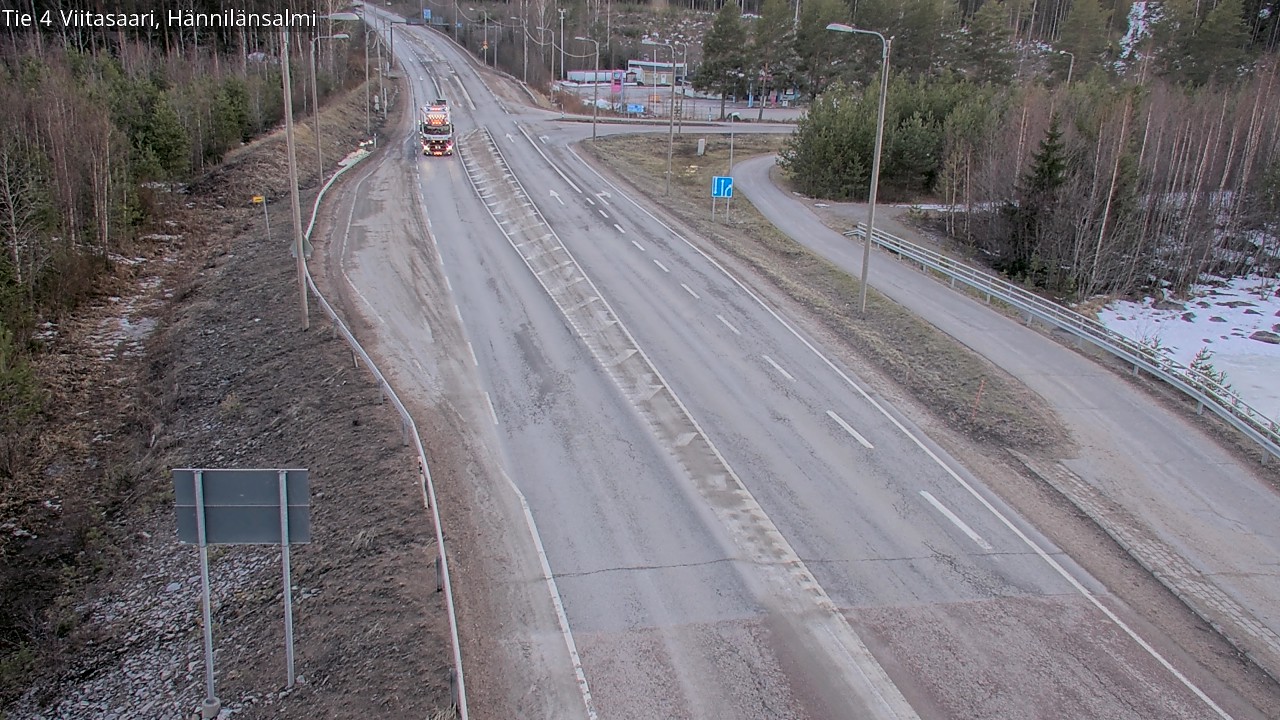 Weather Camera Image Road 4 Viitasaari Hännilänsalmi, Viitasaari, Keski-Suomi