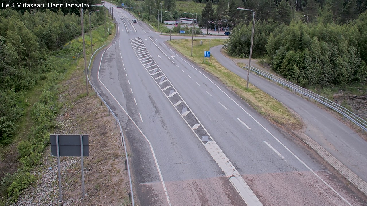 Weather Camera Image Väg 4 Viitasaari Hännilänsalmi, Viitasaari, Keski-Suomi