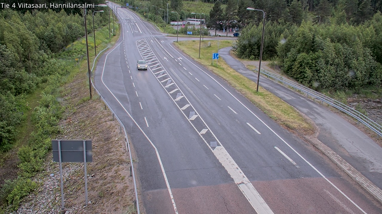 Weather Camera Image Väg 4 Viitasaari Hännilänsalmi, Viitasaari, Keski-Suomi