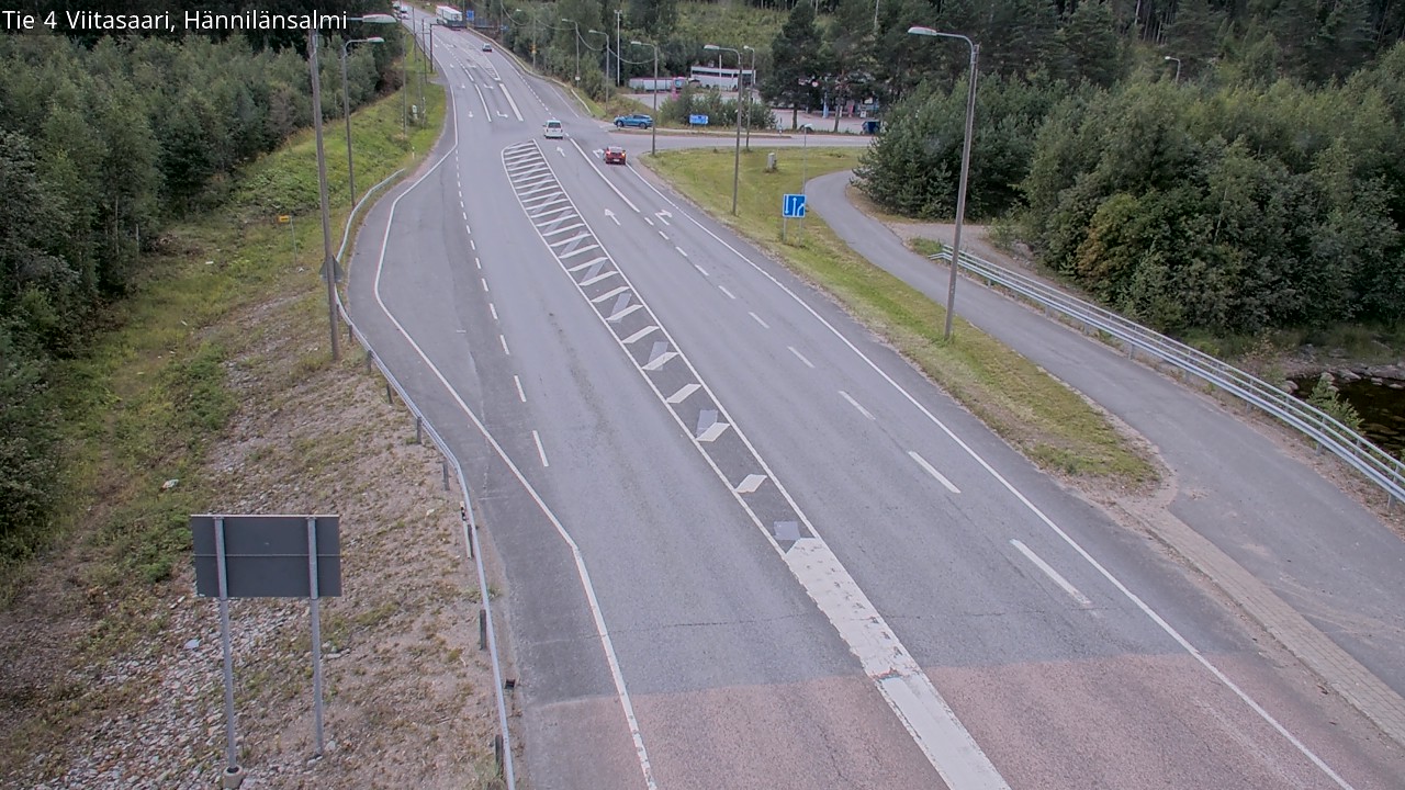 Weather Camera Image Road 4 Viitasaari Hännilänsalmi, Viitasaari, Keski-Suomi