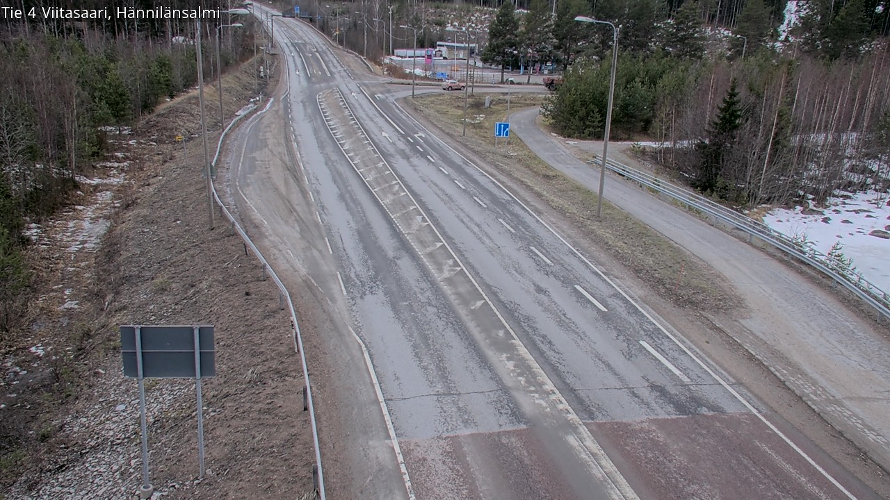 Weather Camera Image Väg 4 Viitasaari Hännilänsalmi, Viitasaari, Keski-Suomi