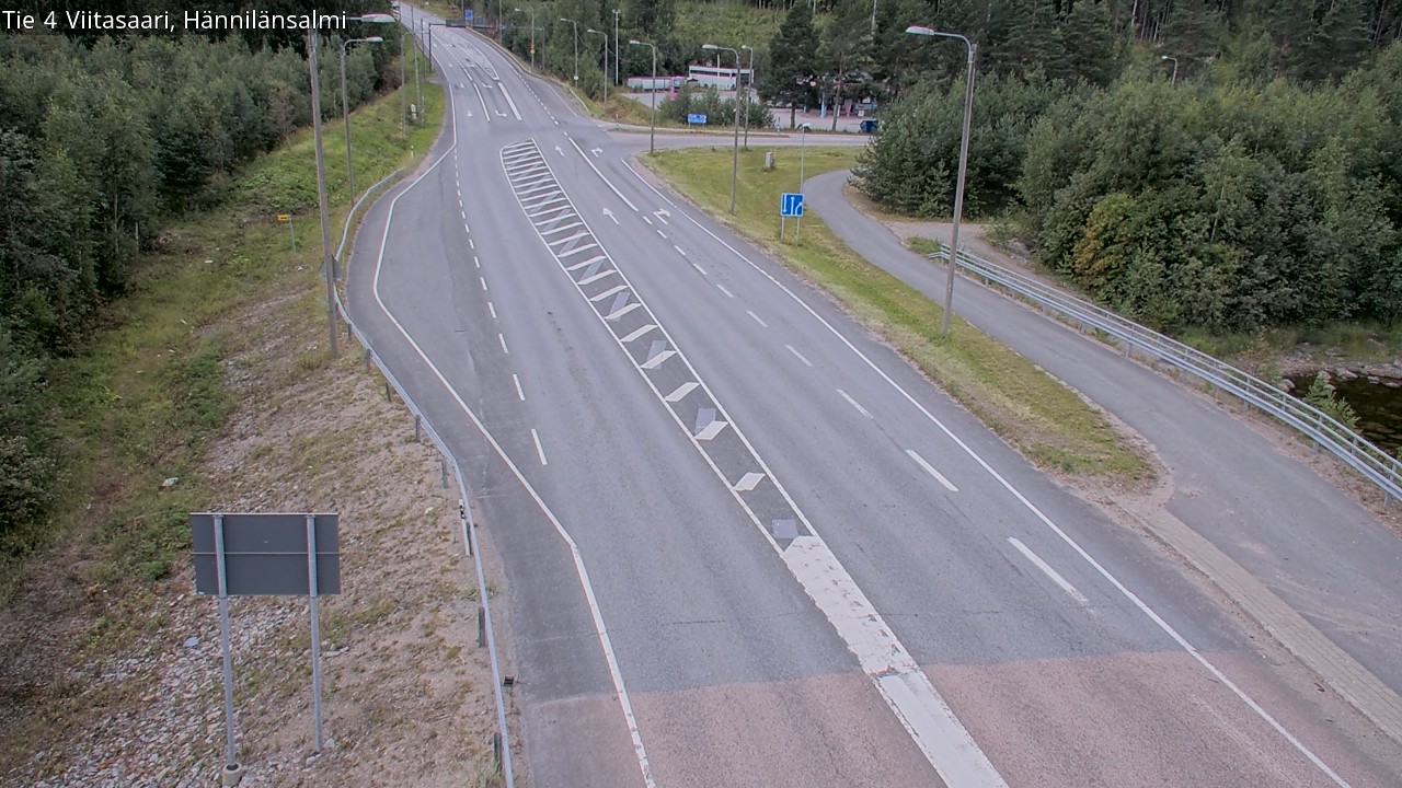 Weather Camera Image Road 4 Viitasaari Hännilänsalmi, Viitasaari, Keski-Suomi