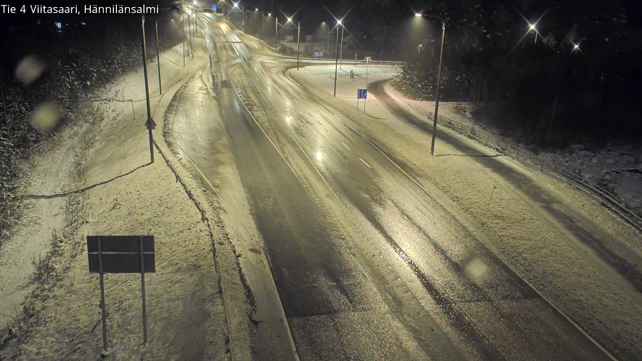 Weather Camera Image Road 4 Viitasaari Hännilänsalmi, Viitasaari, Keski-Suomi