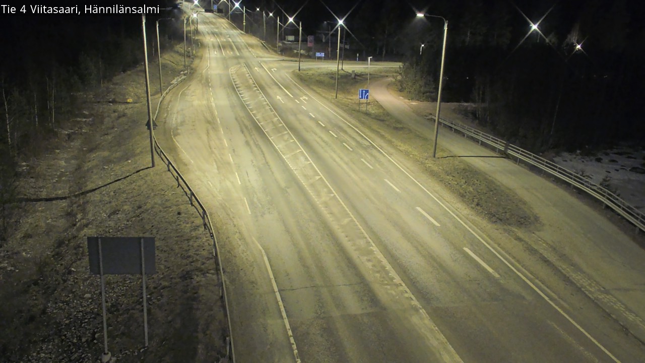 Weather Camera Image Road 4 Viitasaari Hännilänsalmi, Viitasaari, Keski-Suomi
