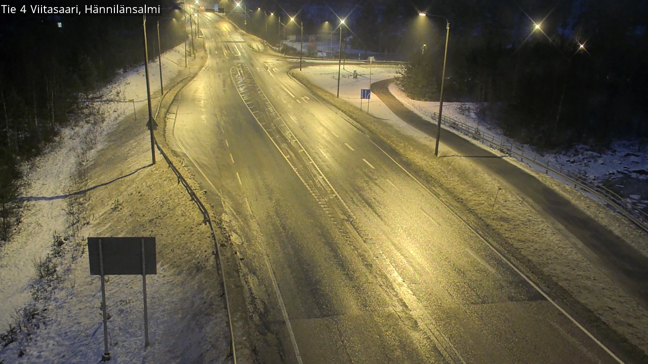 Weather Camera Image Väg 4 Viitasaari Hännilänsalmi, Viitasaari, Keski-Suomi
