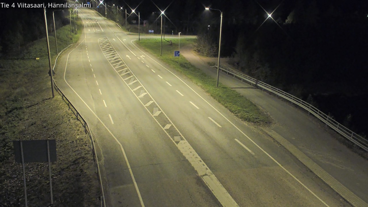Weather Camera Image Road 4 Viitasaari Hännilänsalmi, Viitasaari, Keski-Suomi
