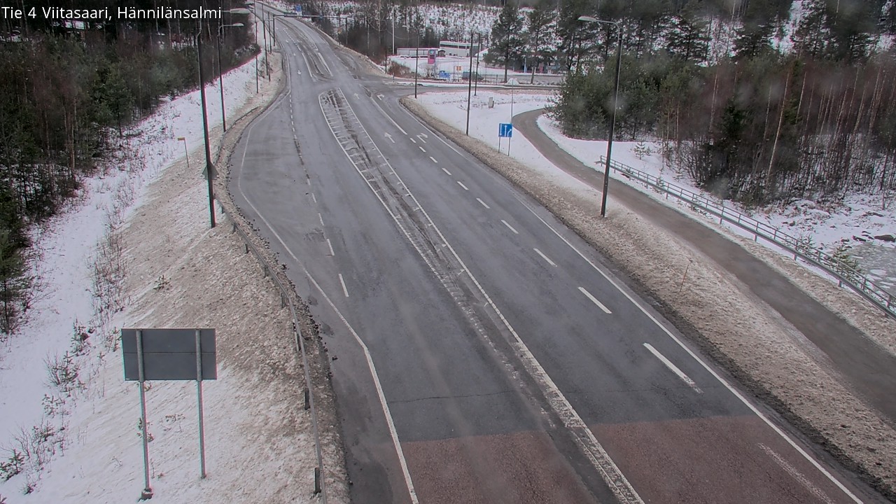 Weather Camera Image Väg 4 Viitasaari Hännilänsalmi, Viitasaari, Keski-Suomi