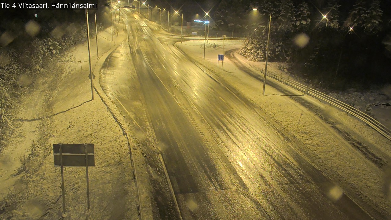 Weather Camera Image Road 4 Viitasaari Hännilänsalmi, Viitasaari, Keski-Suomi
