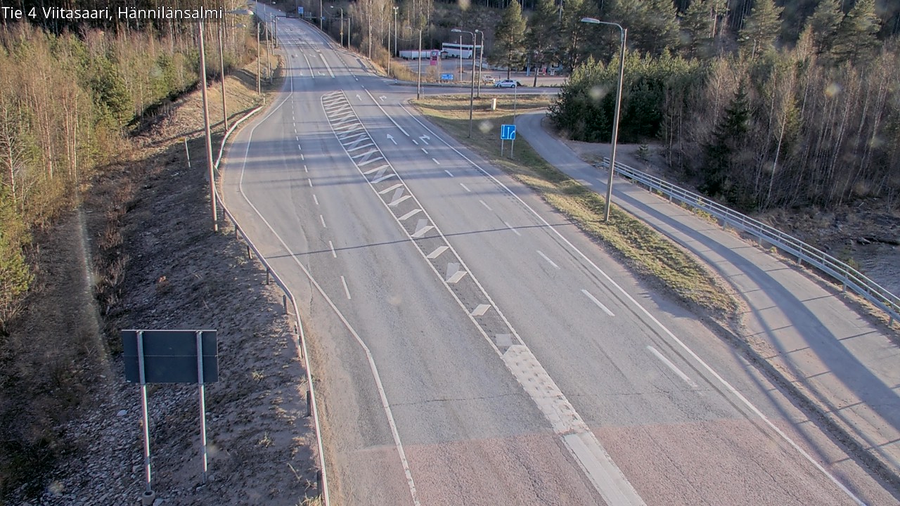 Weather Camera Image Väg 4 Viitasaari Hännilänsalmi, Viitasaari, Keski-Suomi