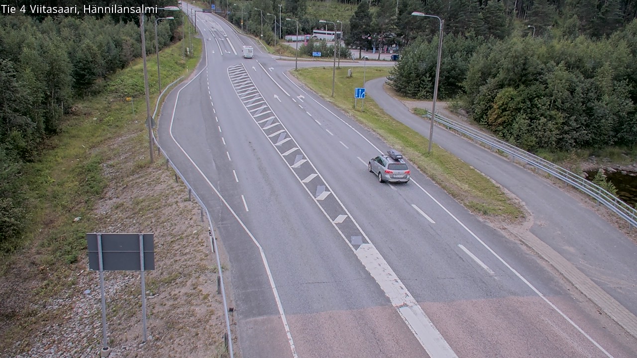 Weather Camera Image Road 4 Viitasaari Hännilänsalmi, Viitasaari, Keski-Suomi