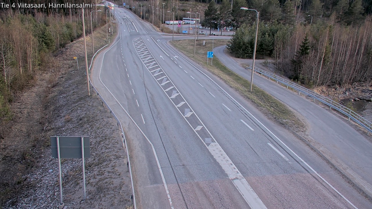 Weather Camera Image Väg 4 Viitasaari Hännilänsalmi, Viitasaari, Keski-Suomi