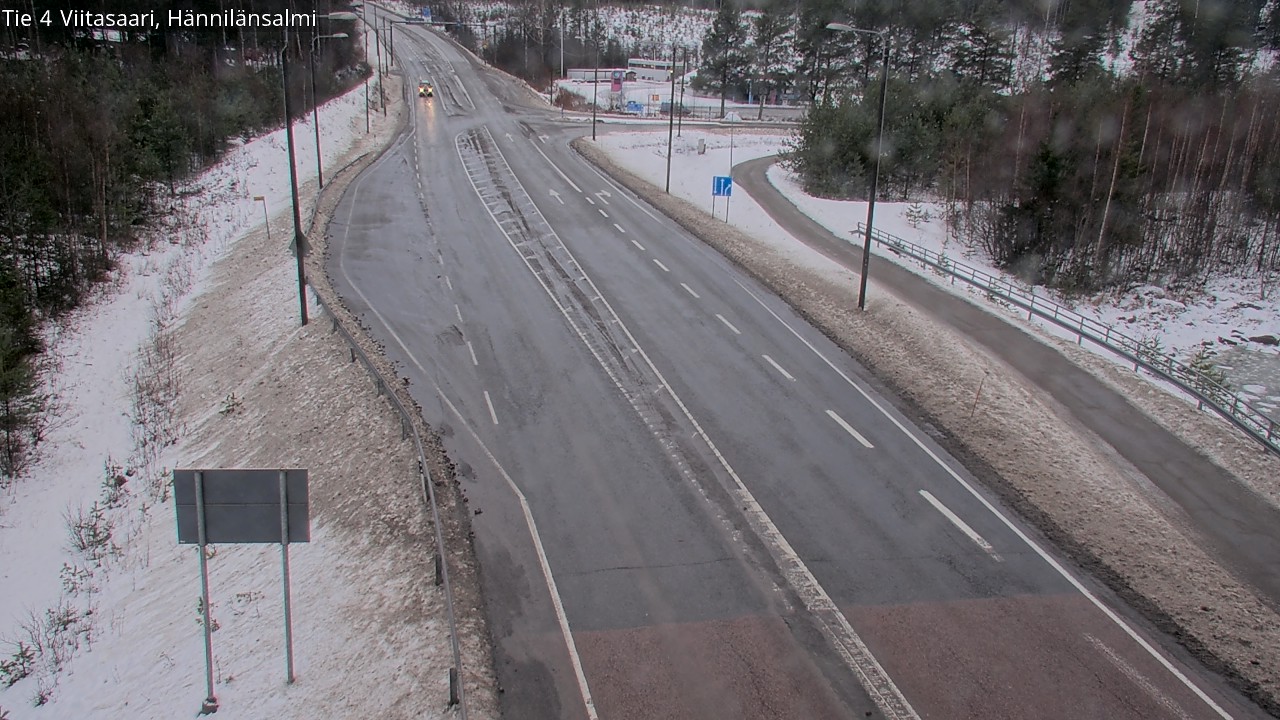 Weather Camera Image Väg 4 Viitasaari Hännilänsalmi, Viitasaari, Keski-Suomi