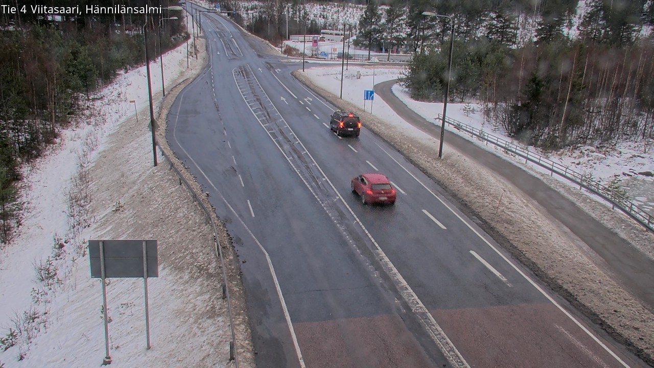 Weather Camera Image Väg 4 Viitasaari Hännilänsalmi, Viitasaari, Keski-Suomi