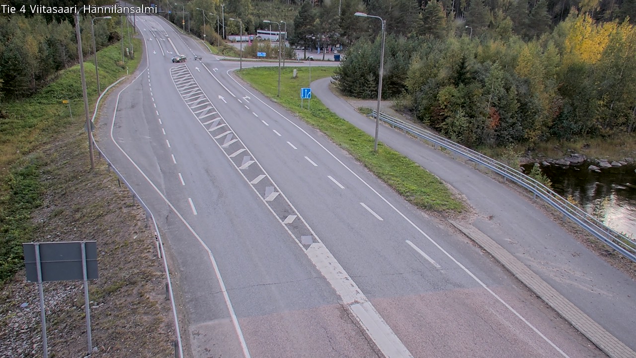 Weather Camera Image Road 4 Viitasaari Hännilänsalmi, Viitasaari, Keski-Suomi