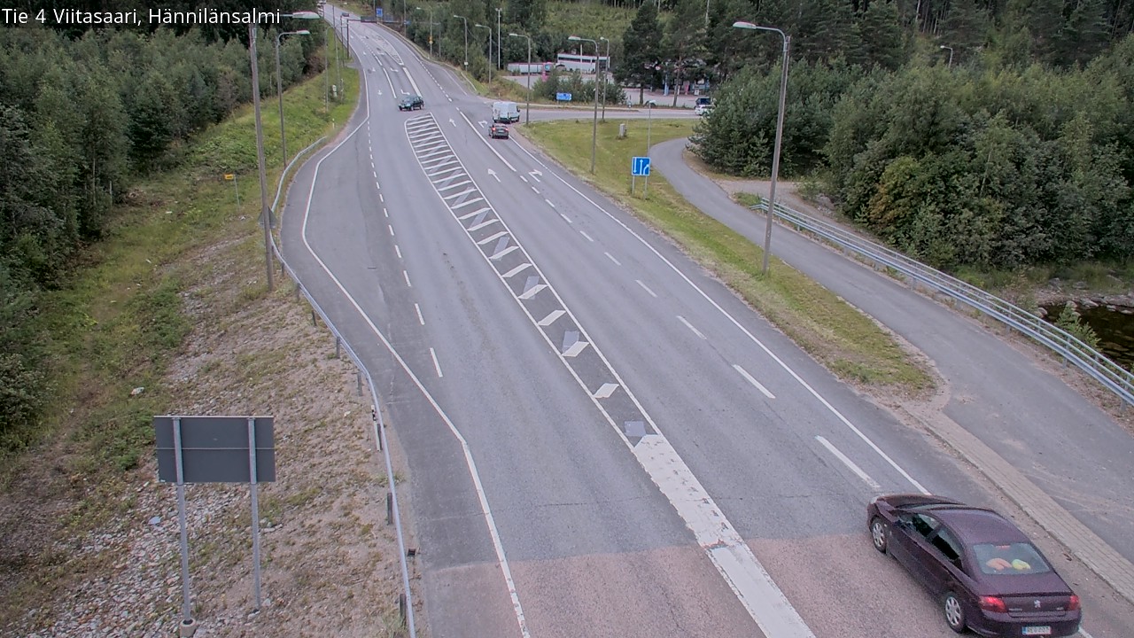 Weather Camera Image Road 4 Viitasaari Hännilänsalmi, Viitasaari, Keski-Suomi