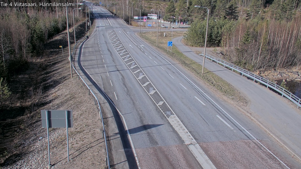 Weather Camera Image Väg 4 Viitasaari Hännilänsalmi, Viitasaari, Keski-Suomi