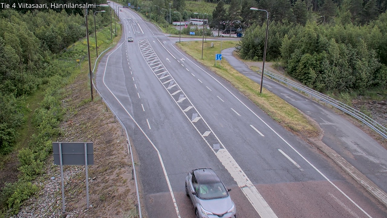 Weather Camera Image Väg 4 Viitasaari Hännilänsalmi, Viitasaari, Keski-Suomi