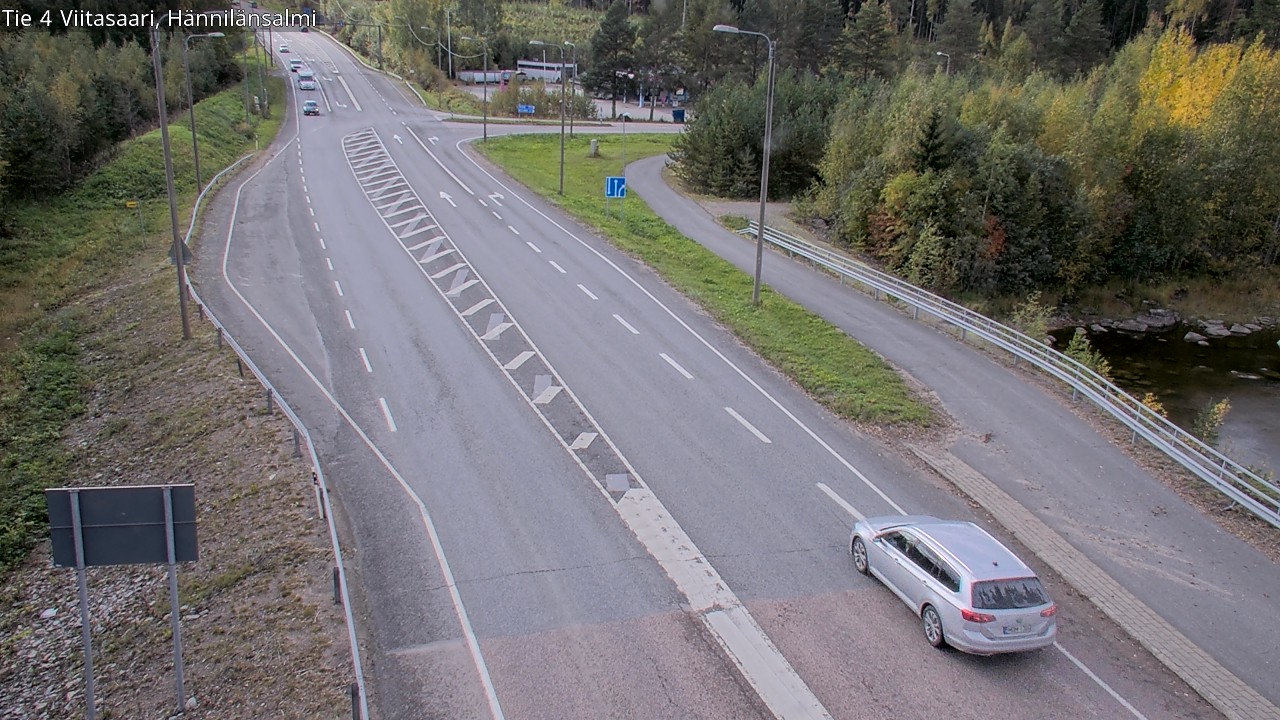 Weather Camera Image Road 4 Viitasaari Hännilänsalmi, Viitasaari, Keski-Suomi