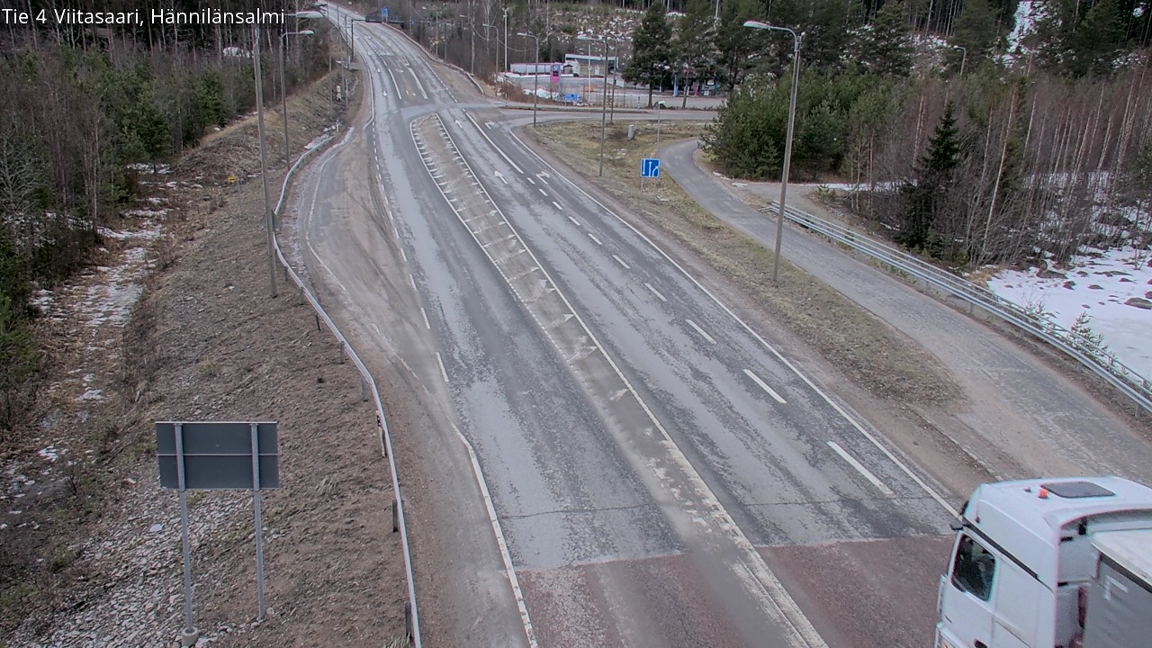 Weather Camera Image Väg 4 Viitasaari Hännilänsalmi, Viitasaari, Keski-Suomi