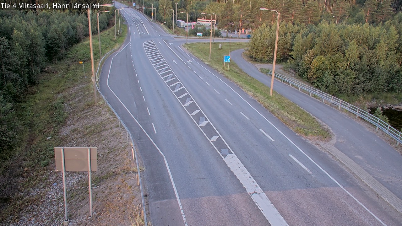 Weather Camera Image Väg 4 Viitasaari Hännilänsalmi, Viitasaari, Keski-Suomi