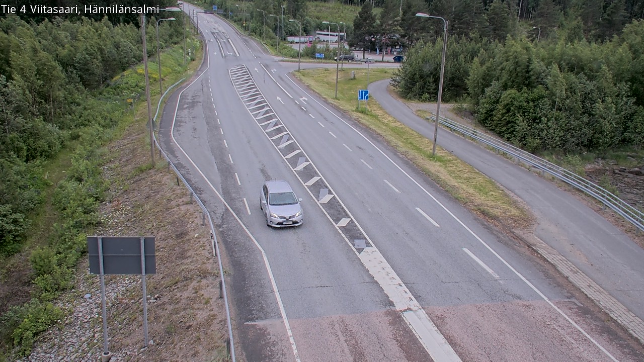 Weather Camera Image Väg 4 Viitasaari Hännilänsalmi, Viitasaari, Keski-Suomi