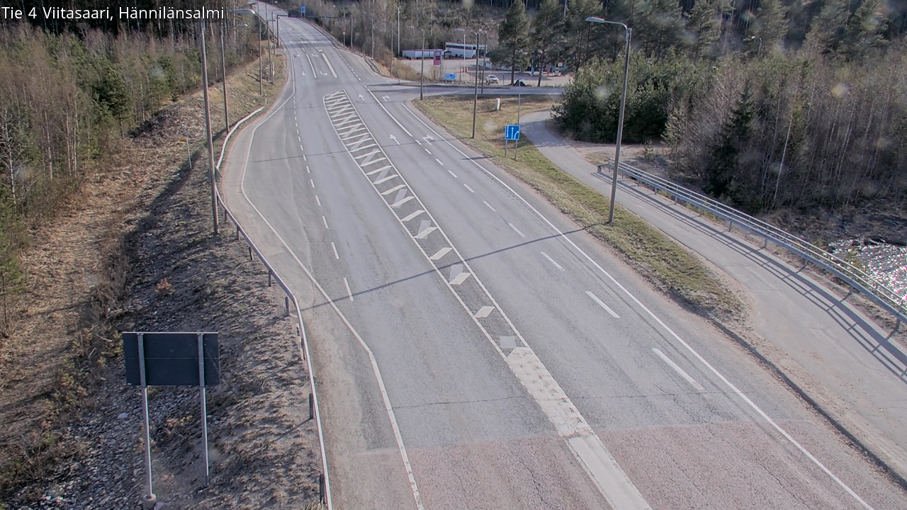 Weather Camera Image Väg 4 Viitasaari Hännilänsalmi, Viitasaari, Keski-Suomi