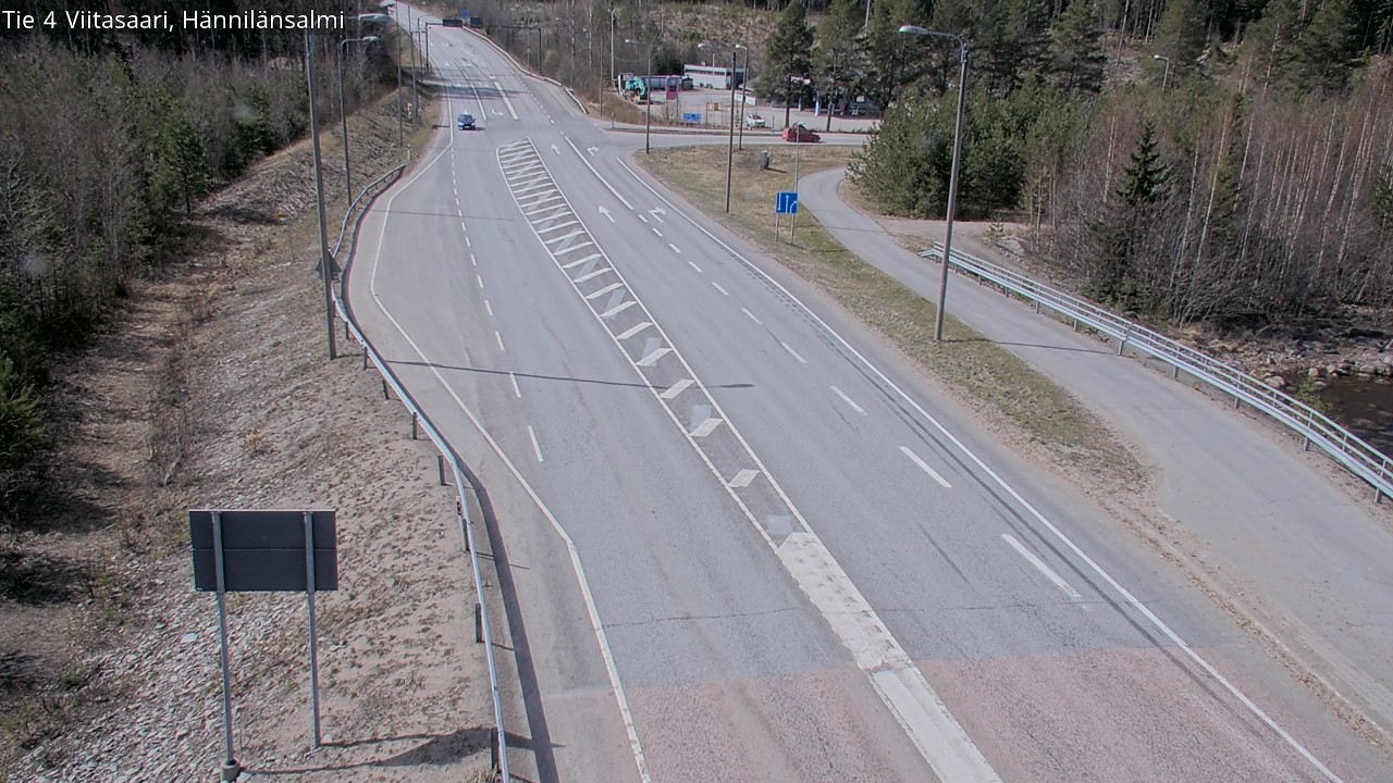Weather Camera Image Väg 4 Viitasaari Hännilänsalmi, Viitasaari, Keski-Suomi