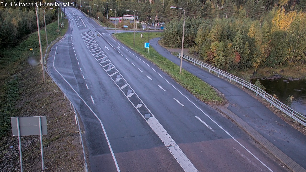 Weather Camera Image Road 4 Viitasaari Hännilänsalmi, Viitasaari, Keski-Suomi