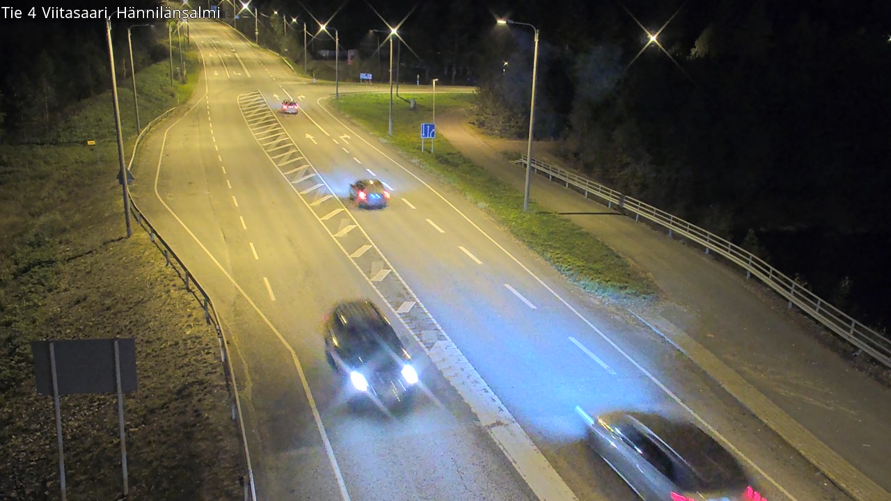 Weather Camera Image Road 4 Viitasaari Hännilänsalmi, Viitasaari, Keski-Suomi