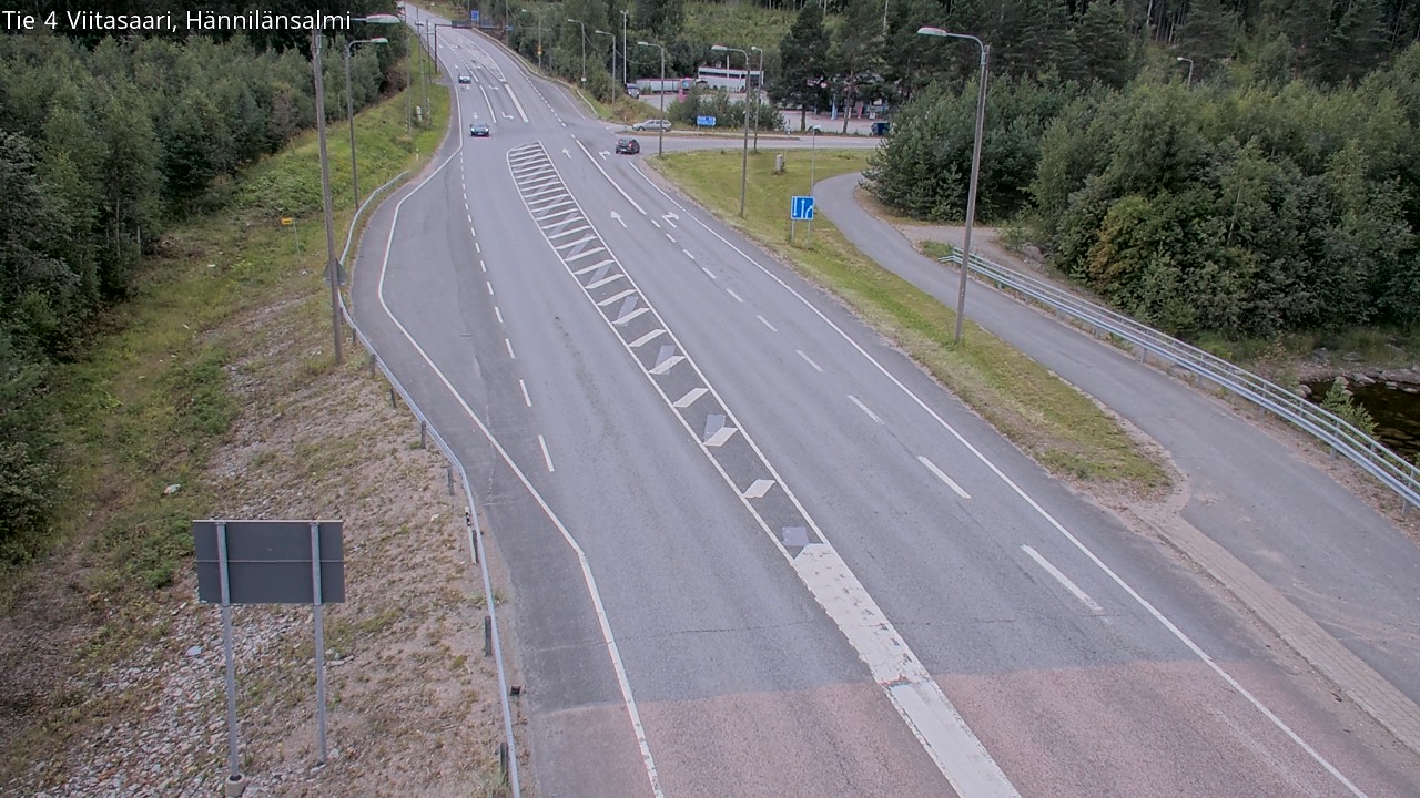 Weather Camera Image Road 4 Viitasaari Hännilänsalmi, Viitasaari, Keski-Suomi