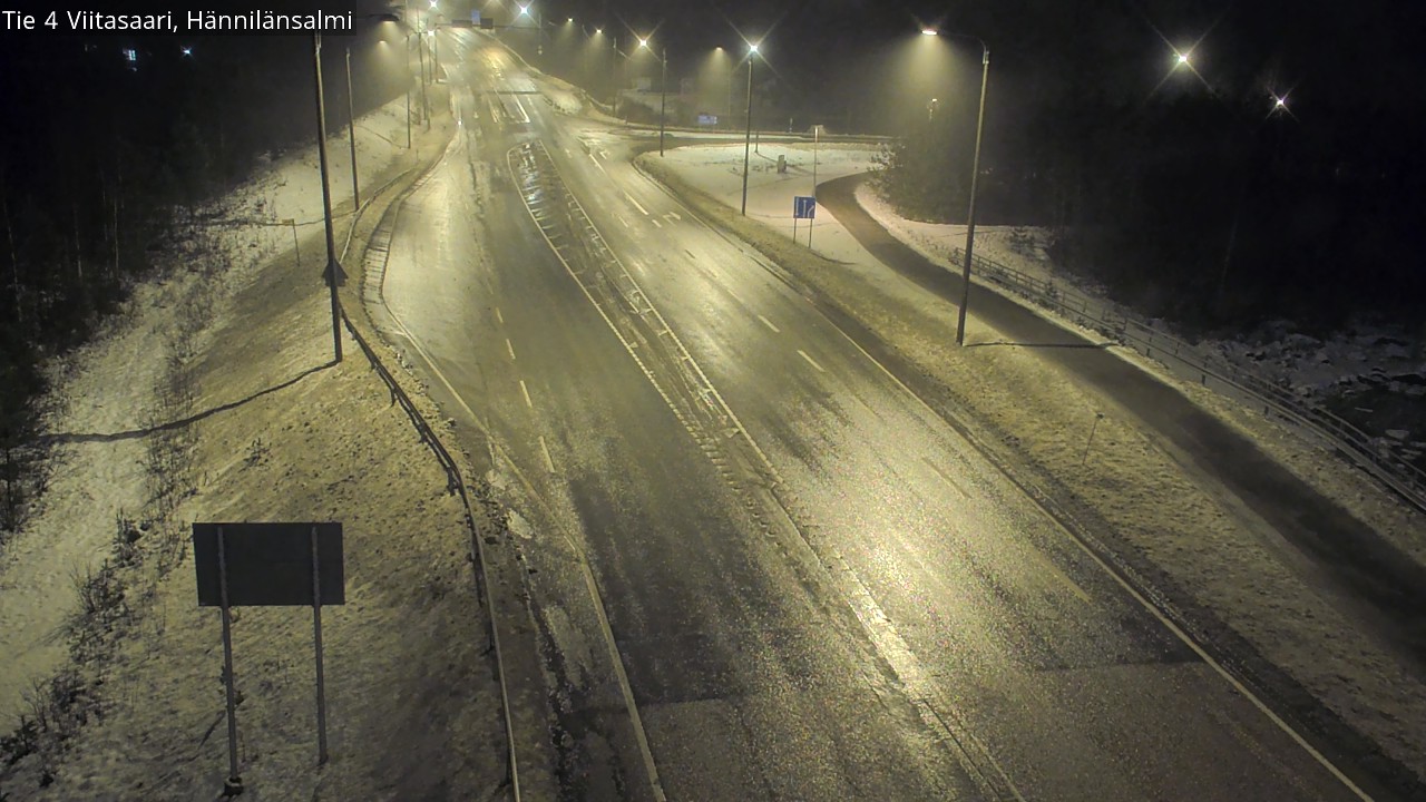 Weather Camera Image Väg 4 Viitasaari Hännilänsalmi, Viitasaari, Keski-Suomi
