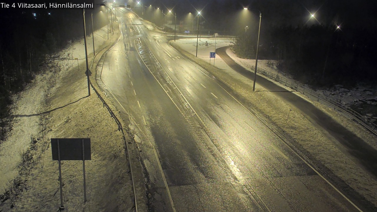 Weather Camera Image Road 4 Viitasaari Hännilänsalmi, Viitasaari, Keski-Suomi