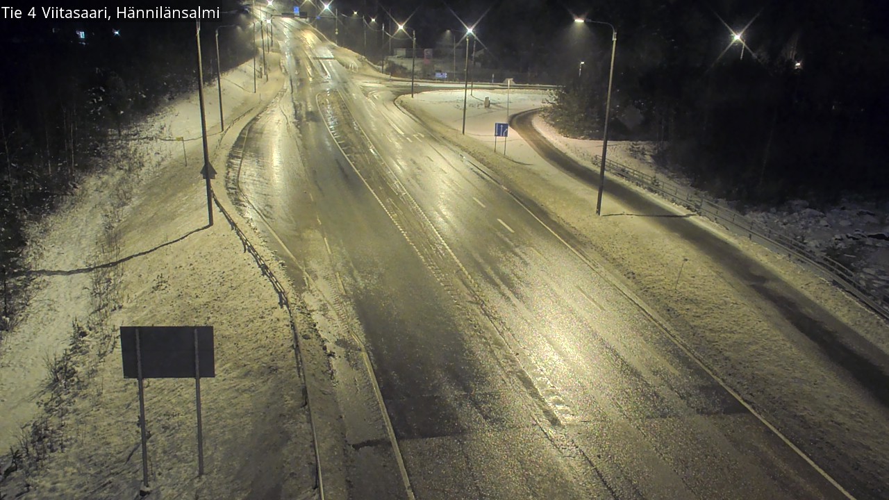 Weather Camera Image Road 4 Viitasaari Hännilänsalmi, Viitasaari, Keski-Suomi