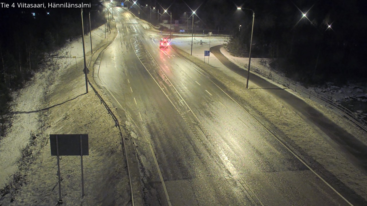 Weather Camera Image Väg 4 Viitasaari Hännilänsalmi, Viitasaari, Keski-Suomi