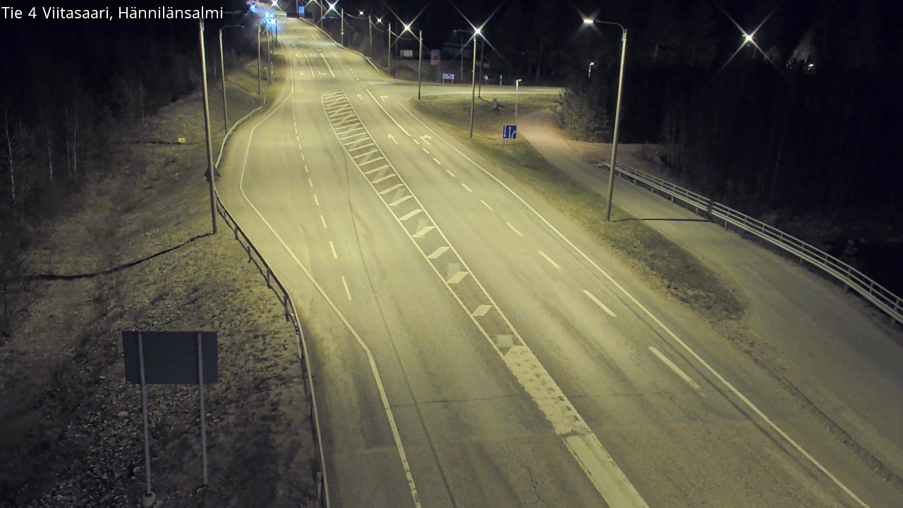Weather Camera Image Väg 4 Viitasaari Hännilänsalmi, Viitasaari, Keski-Suomi