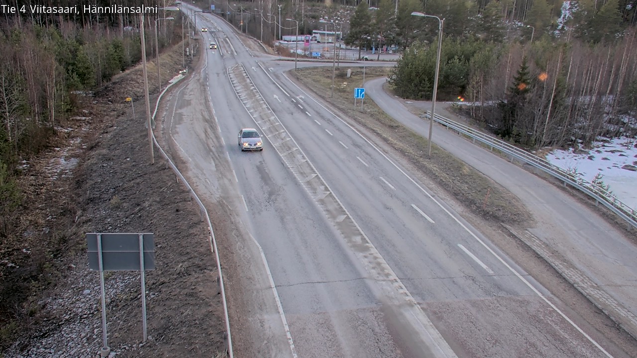 Weather Camera Image Road 4 Viitasaari Hännilänsalmi, Viitasaari, Keski-Suomi