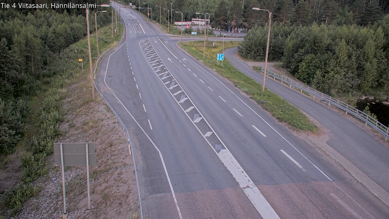 Weather Camera Image Road 4 Viitasaari Hännilänsalmi, Viitasaari, Keski-Suomi